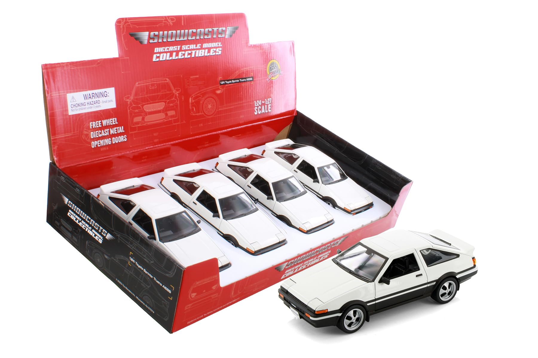 Toyota Sprinter Trueno AE86 - Showcasts 37916-1/24 Scale Diecast